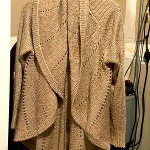 Beautiful draped high low cardigan